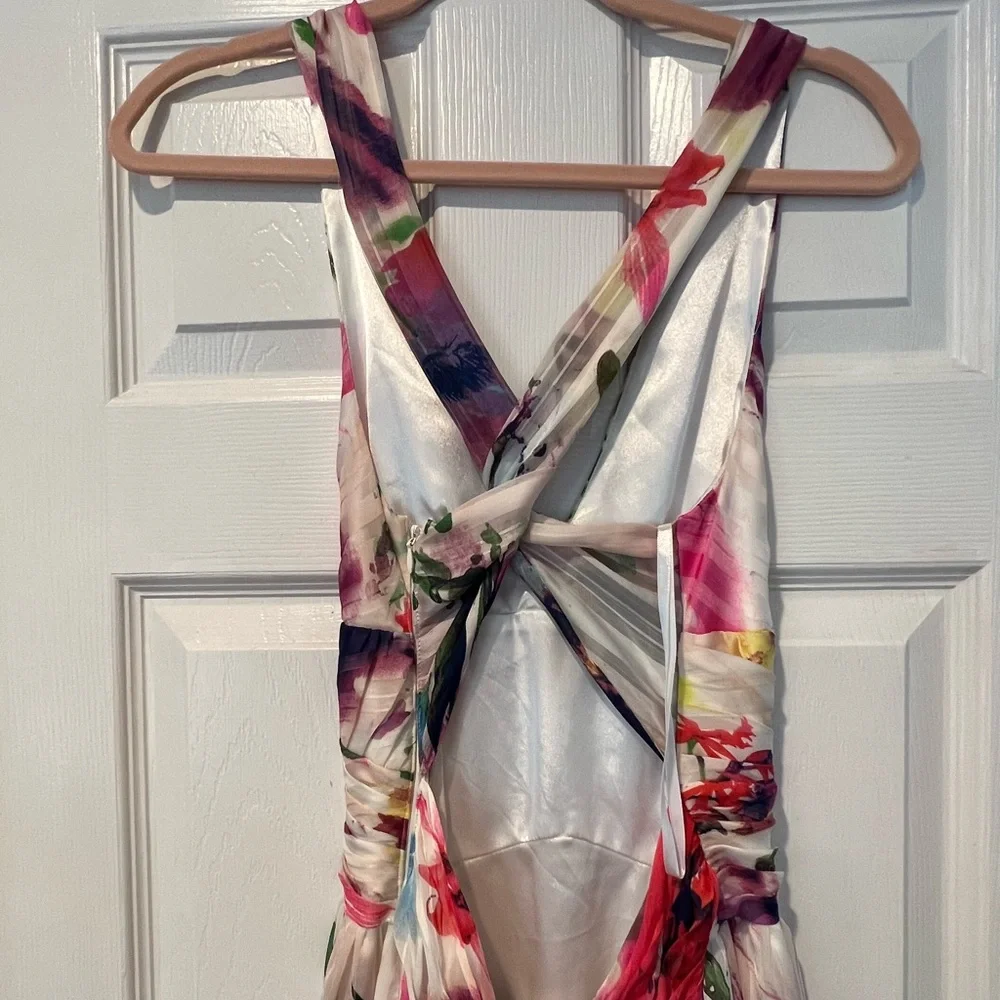 NWOT. Hailey by Adrienne Papell. Floral formal or casual dress. - Picture 3 of 6